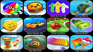 Ball Run 2048,Food Run,Blob Runner,Going Balls,Coin Rush,Race Master 3D,Level Up Ball,Money Rush screenshot 2