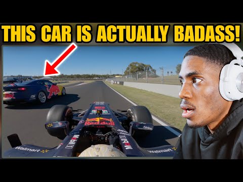 Bathurst Supercar vs F1 Car at Mount Panorama Circuit... This was a Good Race