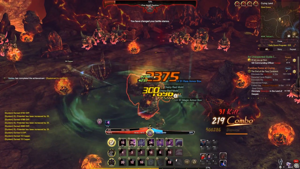 [Warlords Awakening] Assasin PvE Gameplay - The great fiery punch bag