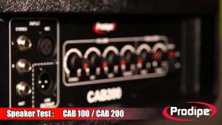 Speaker Test Prodipe CAB100, CAB200(, 2015-06-19T11:54:00.000Z)
