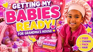 Getting My Reborn Babies Ready for Grandma's House 🍼💖