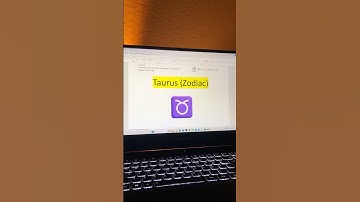 Grounded Beauty! ♉ Taurus Zodiac Symbol in MS Word (@FrovenixOfficial  )
