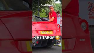 MA CHE TARGA HA QUESTA FERRARI? 😳🔥 #patricksupercars #ferrari599gto #millemiglia2026
