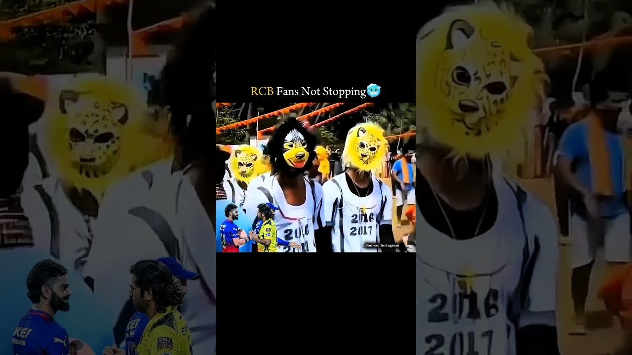 RCB Fans Trolling CSK 🥶🥶