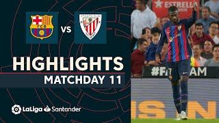 Highlights FC Barcelona vs Athletic Club (4-0)