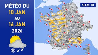 Météo du Samedi 10 au Vendredi 16 Janvier 2026