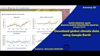 Download Lagu Download global climate data using Google Earth Pro تحميل معطيات الحرارة والتساقطات العالمية MP3