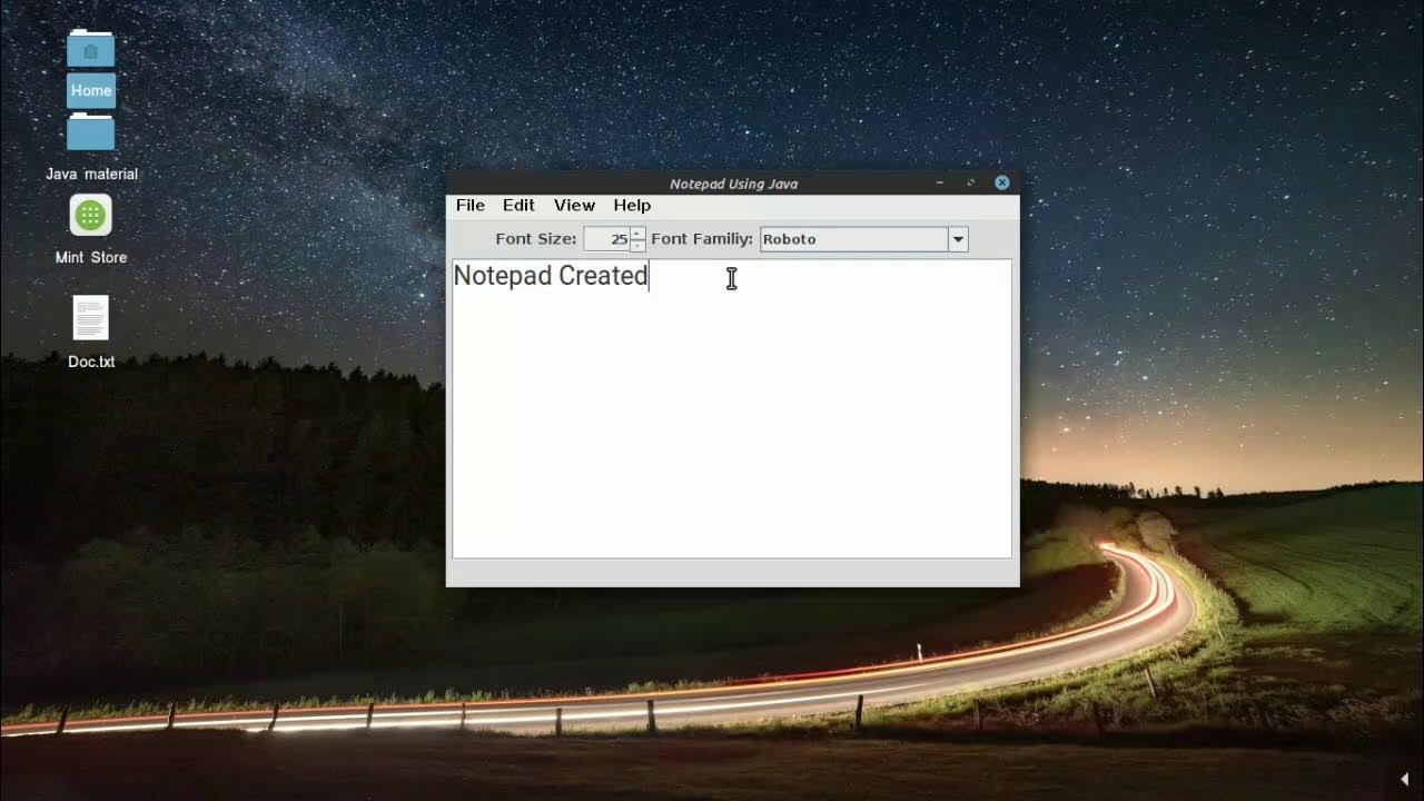 Notepad Using Java - YouTube