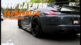 iPE イノテック PORSCHE 718 ボクスター ケイマン用 ダウンパイプ