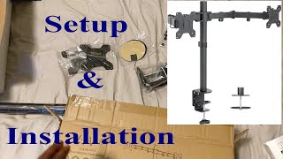 VIVO Dual LCD LED Monitor Desk Mount Stand: In-depth Installation and Setup