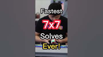 Fastest 7x7 Solves Ever!