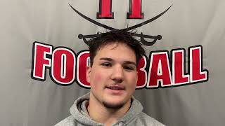 Carson Fletcher discusses being named county's player of the year