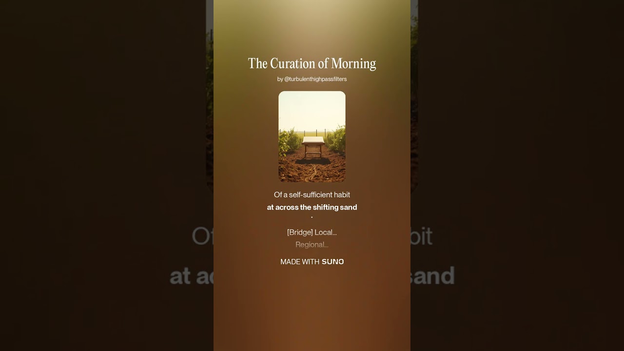 The Curation of Morning 