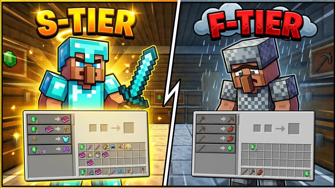 Ranking villager trades in modded minecraft