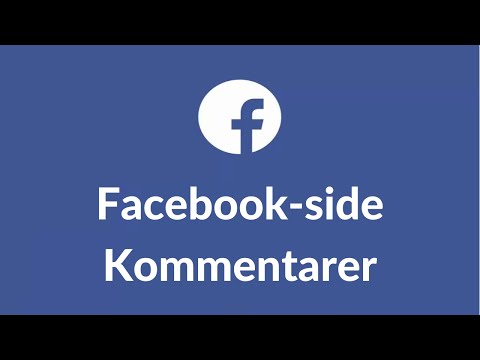 Hvordan slå av kommentarer på Facebook-side