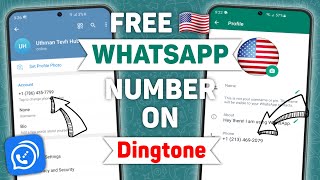 How To Get USA 🇺🇸 Number For WhatsApp Verification - Dingtone Tutorial screenshot 3