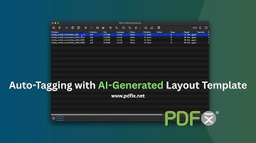 PDFix Auto-Tagging Series | Part 3: AI Generated Layout Template