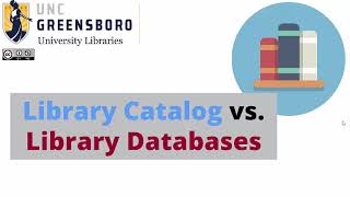 Famous UNCG Libraries: Library Catalog Versus Library Databases Profile