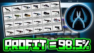 BEST WAY TO MAKE PROFIT IN CSGO GAMBLING!! screenshot 4