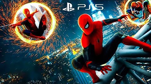 Spider Man New Gameplay Demo (Unreal Engine 5 4k 60PFS HDR)