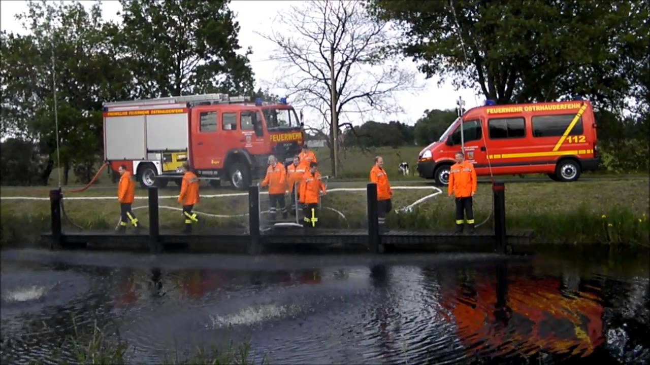 Cold Water Challange 2014 Feuerwehr Ostrhauderfehn