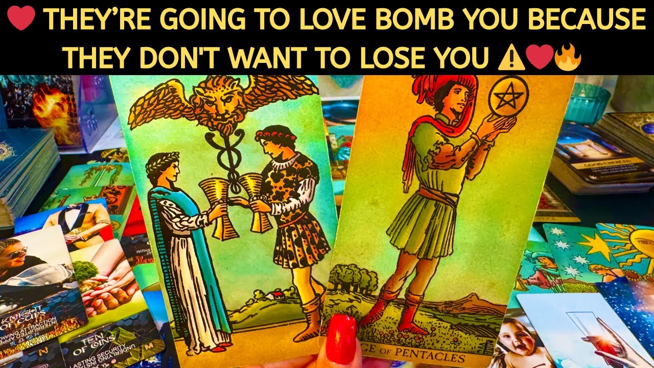 Они будут бомбить вас любовью, потому что не хотят вас потерять ⚠️❤️‍🔥 Люблю читать Таро