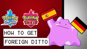 Pokemon Sword & Shield How To Get Foreign Dittos (Easy Masuda Method Ditto)