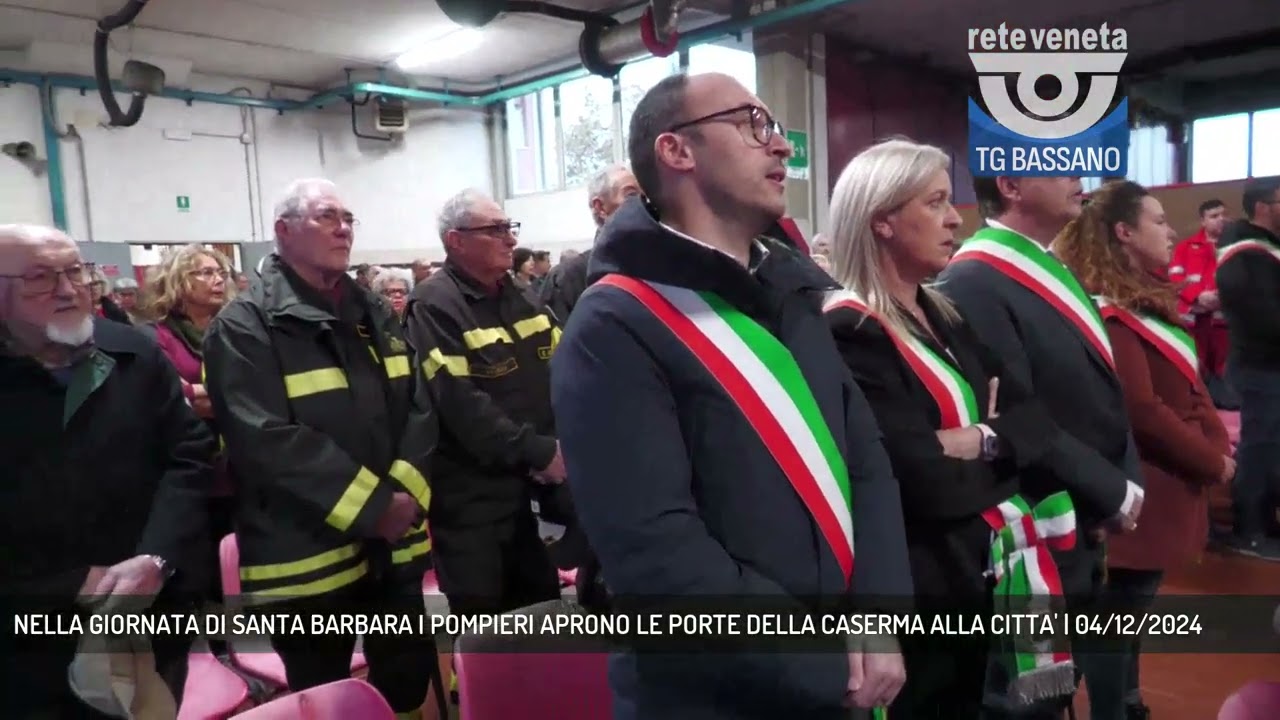 NELLA GIORNATA DI SANTA BARBARA I POMPIERI APRONO LE PORTE DELLA CASERMA ALLA CITTA' | 04/12/2024