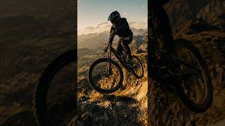 FPV Drone Chase Downhill MTB Speed HD #MTB #FPV #Downhill #Speed #Shorts