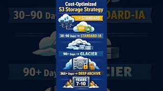 S3 Storage Lifecycle Explained in 30 Seconds 🔥 | Save Cost Smartly 💰