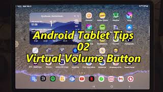 Samsung Android Tablet Tips 02 Virtual Volume Button screenshot 2