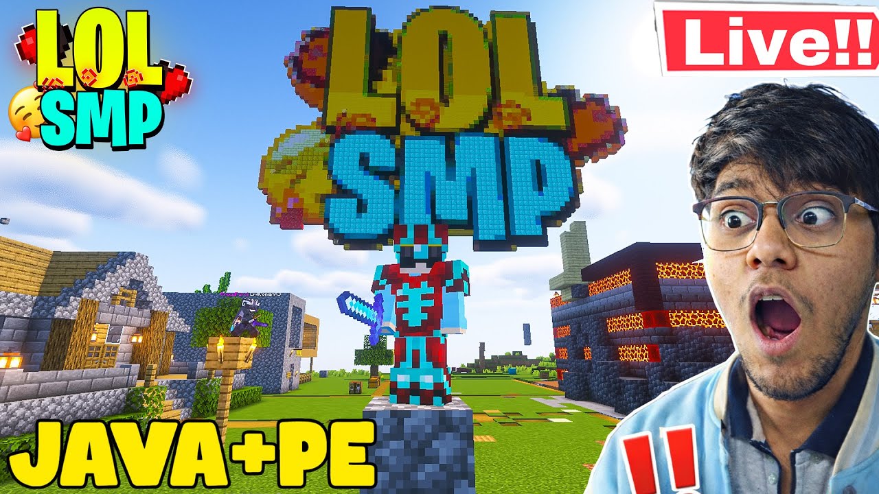 MINECRAFT LOL SMP PLAYING With Subscribers LIVE - YouTube