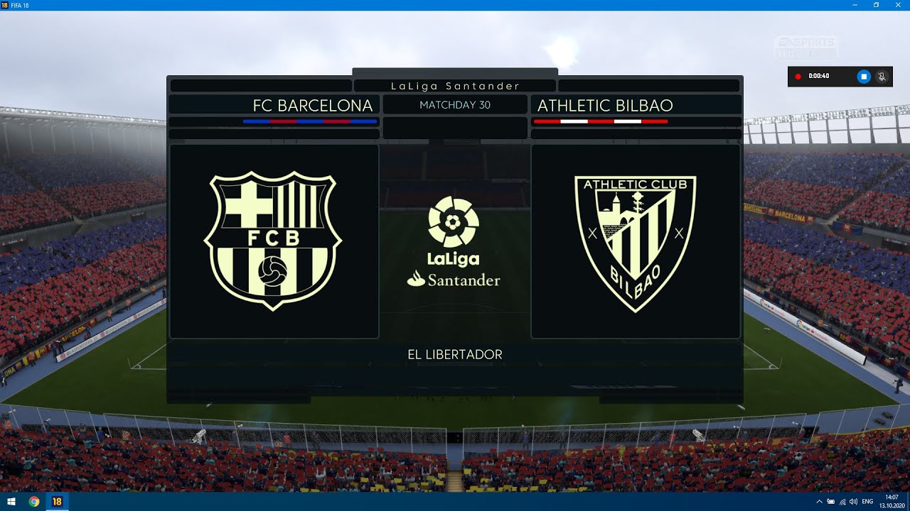 FC Barcelona   Athletic Bilbao FIFA 18 LaLiga
