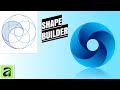 Create a Gradient Vortex Design Using Affinity Shape Builder Tool