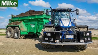 2020 | NEW Special New Holland T7.270 Blue Power with Tebbe | Compost strooien | S. Krude.