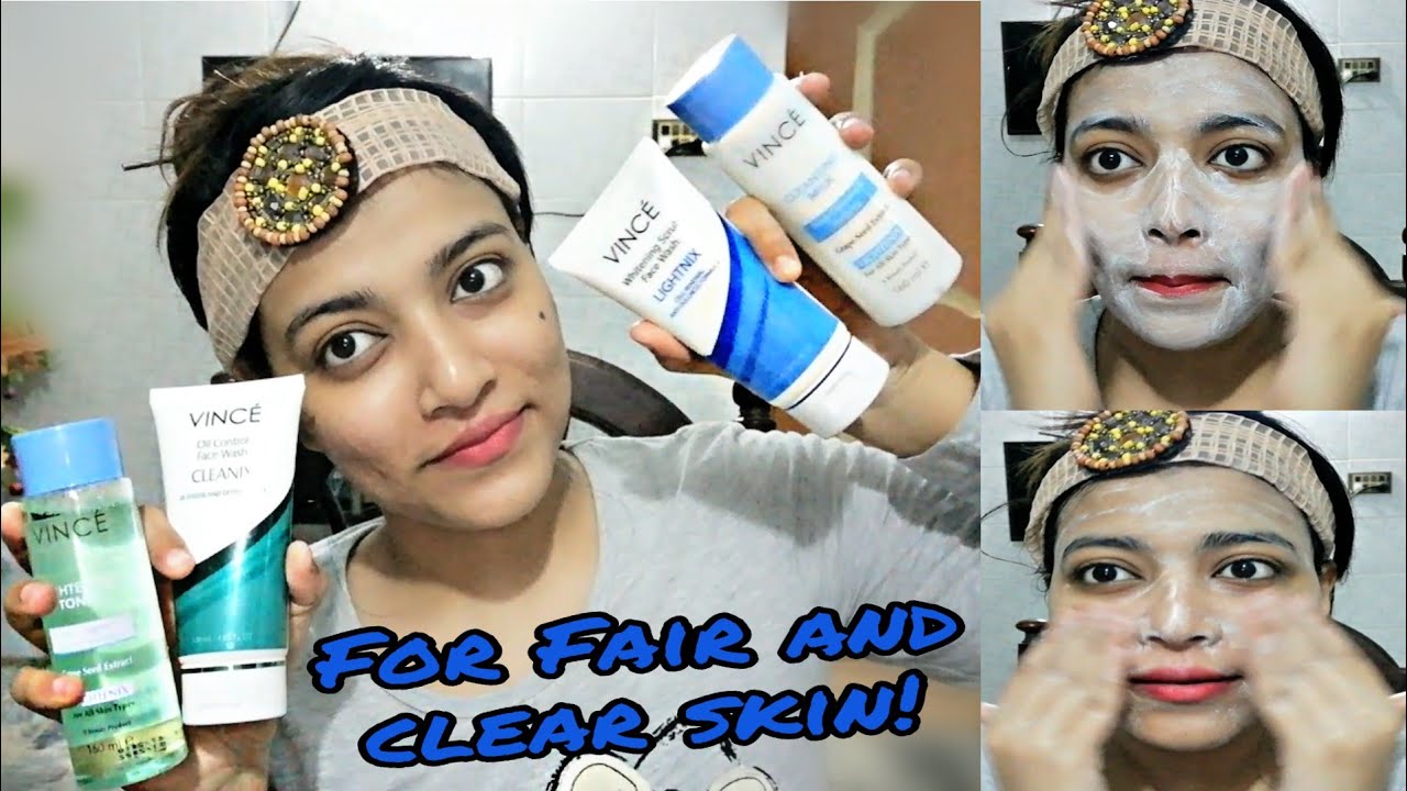 How to Get FAIR & CLEAR skin in summers vince care one brand skin care اردو / हिंदी YouTube