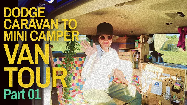 4K VAN TOUR | Van life on Budget | Simple Dodge Grand Caravan Minivan To Camper Conversion |  Part 1