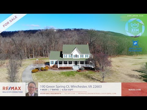 190 Green Spring Ct, Winchester, VA home video tour