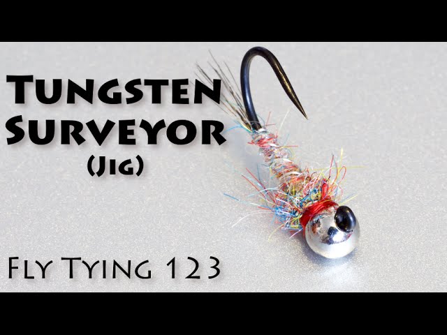 Tungsten Surveyor (Jig Hook) - Fast, Easy, Most Productive Nymph EVER! 