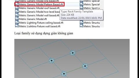 Family Revit: Mắt giàn không gian trong revit 2021-Phần 1
