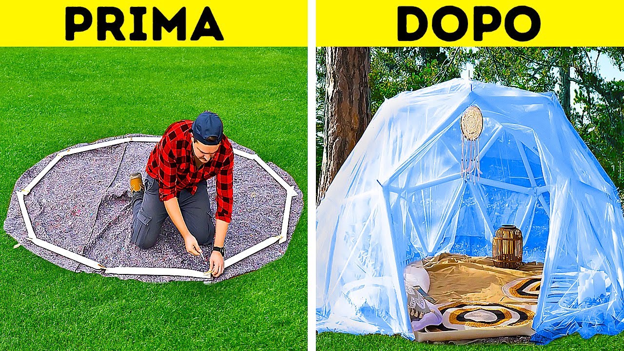 Come Costruire una Cupola Geodetica con Copertura Eccezionali faida