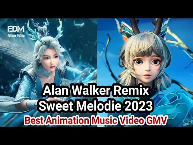 Alan Walker Remix - Sweet Melodie 2023 || Best Animation Music Video GMV class=