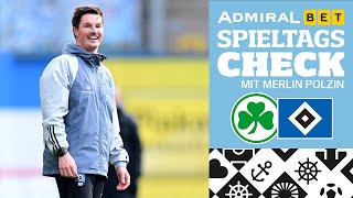 'DAS ZIEL IST GANZ KLAR!' | Spieltagscheck mit Merlin Polzin | SpVgg Greuther Fürth vs. HSV