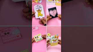 4 Easy DIY Ideas 😍 Simple Paper Crafts Anyone Can Make💕#shorts #diy #papercraft #giftideas #craft
