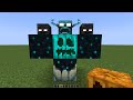 what if you create a WARDEN GUARD WITHER in MINECRAFT