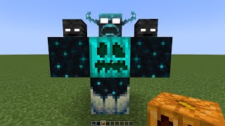 what if you create a WARDEN GUARD WITHER in MINECRAFT