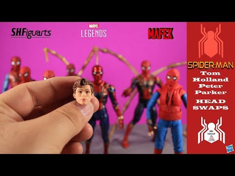 marvel legends peter parker head