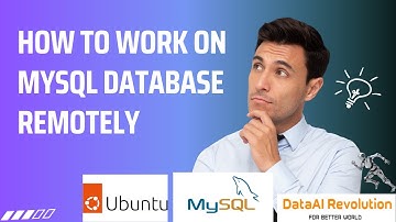 How to work on MYSQL database from Remote Location with GRANT & REVOKE