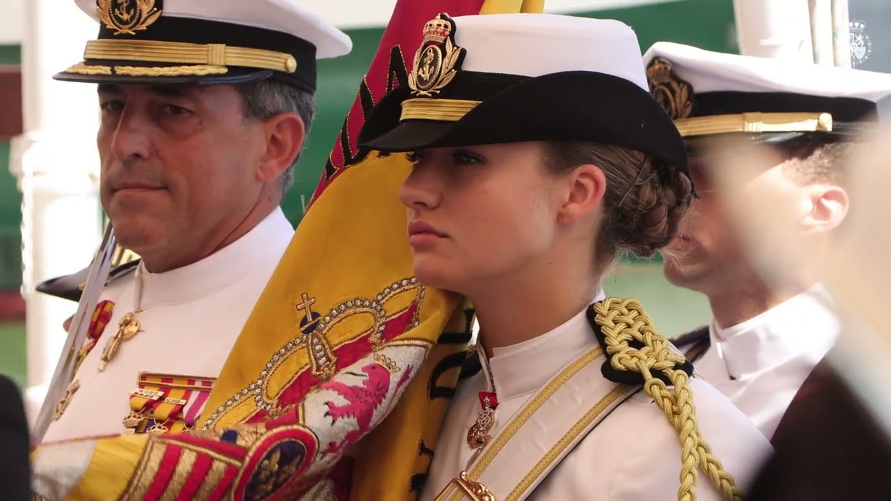 Su Alteza Real la Princesa de Asturias participa en la jura de bandera en Montevideo