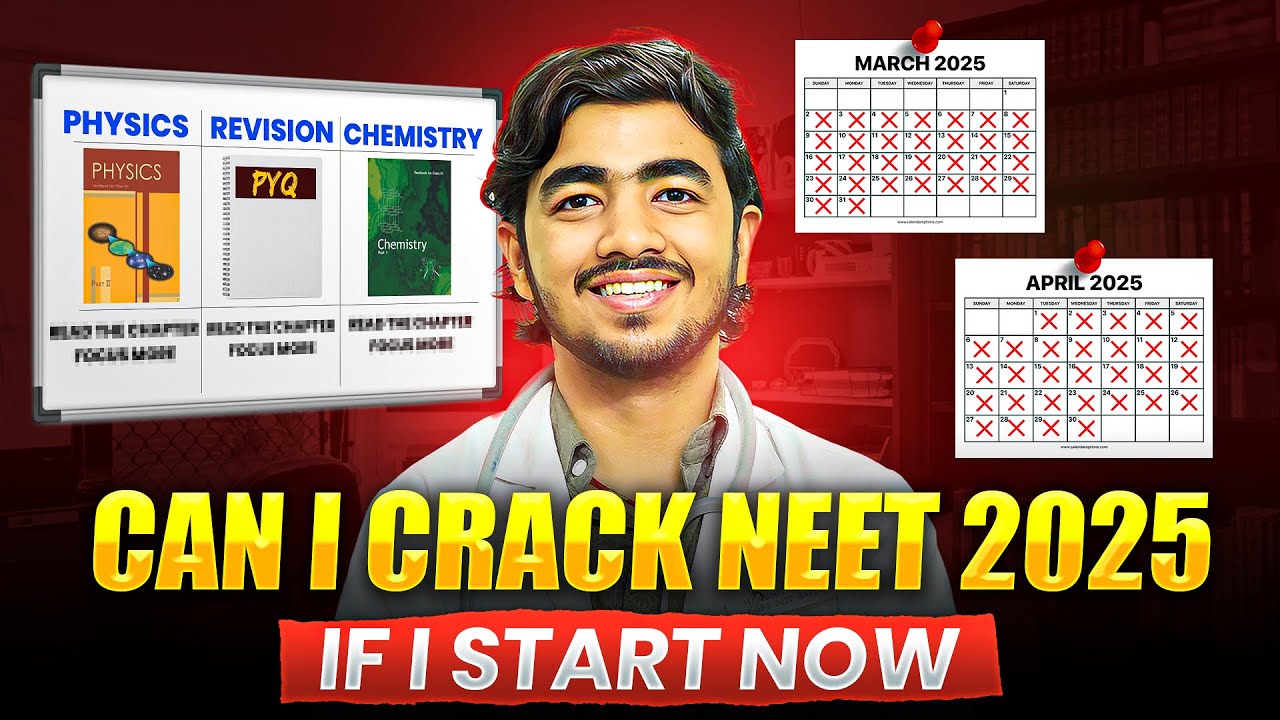 Can I crack NEET 2025 if I start now🤔| How to crack NEET 2025 in 2 ...